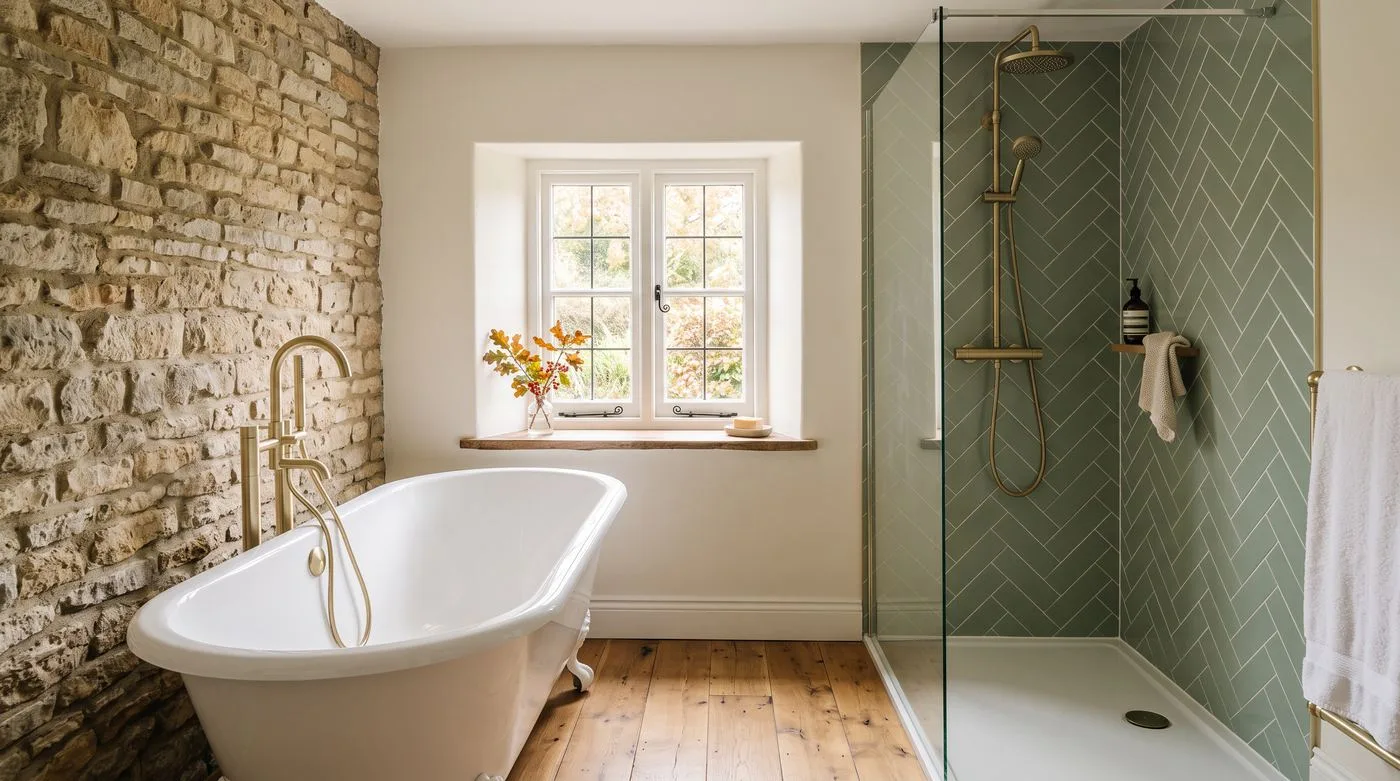 Finished bathroom